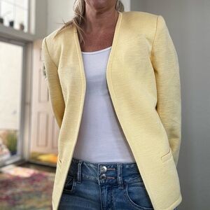 Vintage yellow blazer